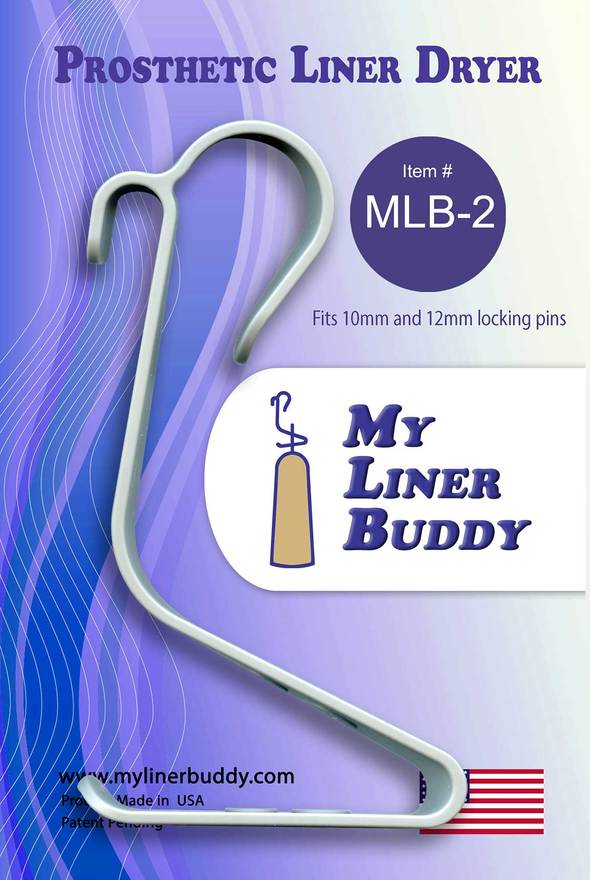 My Liner Buddy Prosthetic Locking Liner Dryer Hook (Fits 10mm and 12mm Locking Pins)