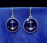 Anchor Necklace and Matching Earrings