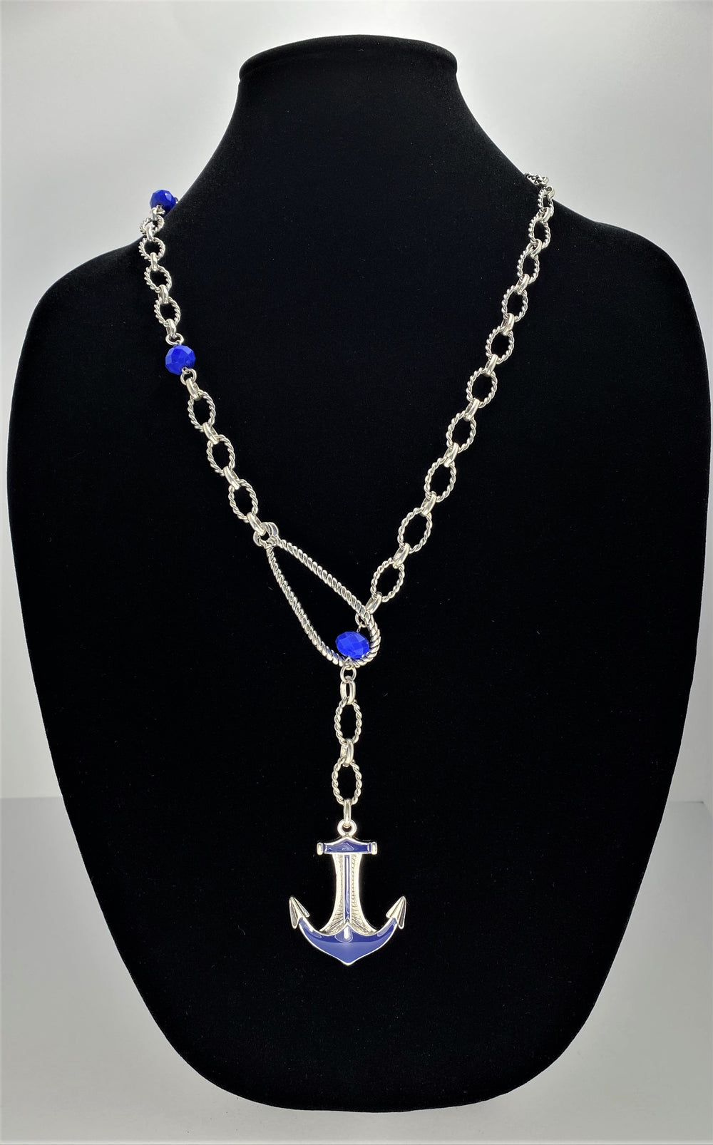 Beautiful Lariet Anchor Necklace